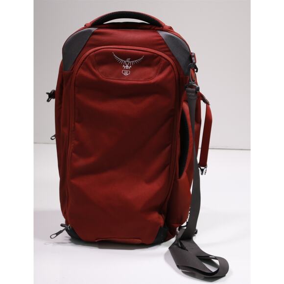 Osprey Farpoint 40 Travel Pack Backpack Red Excellent Condition - Picture 7 of 10